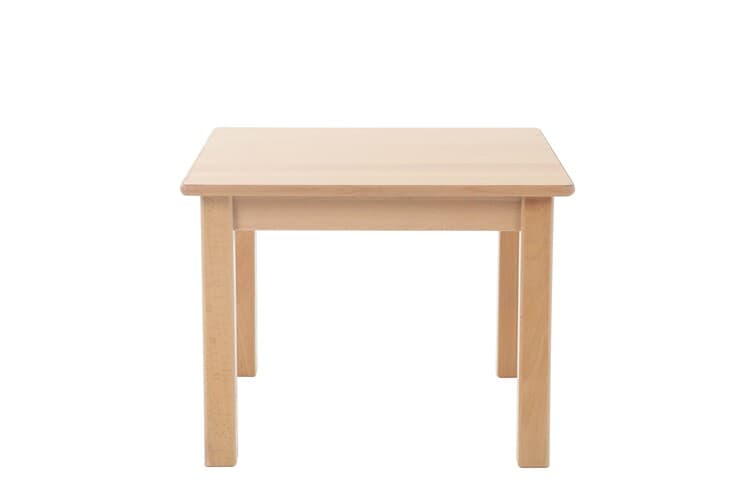 Square beech table for Montessori classroom – MJK Furniture