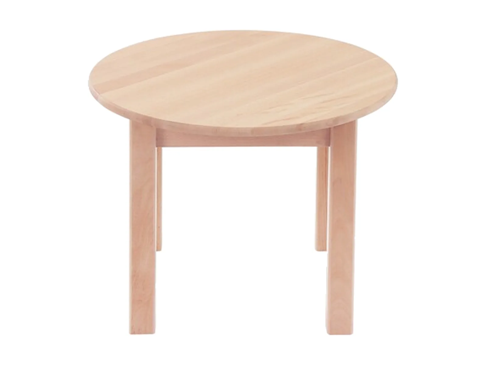 MJK TB-304 solid beech round children's table for Montessori and preschool classrooms