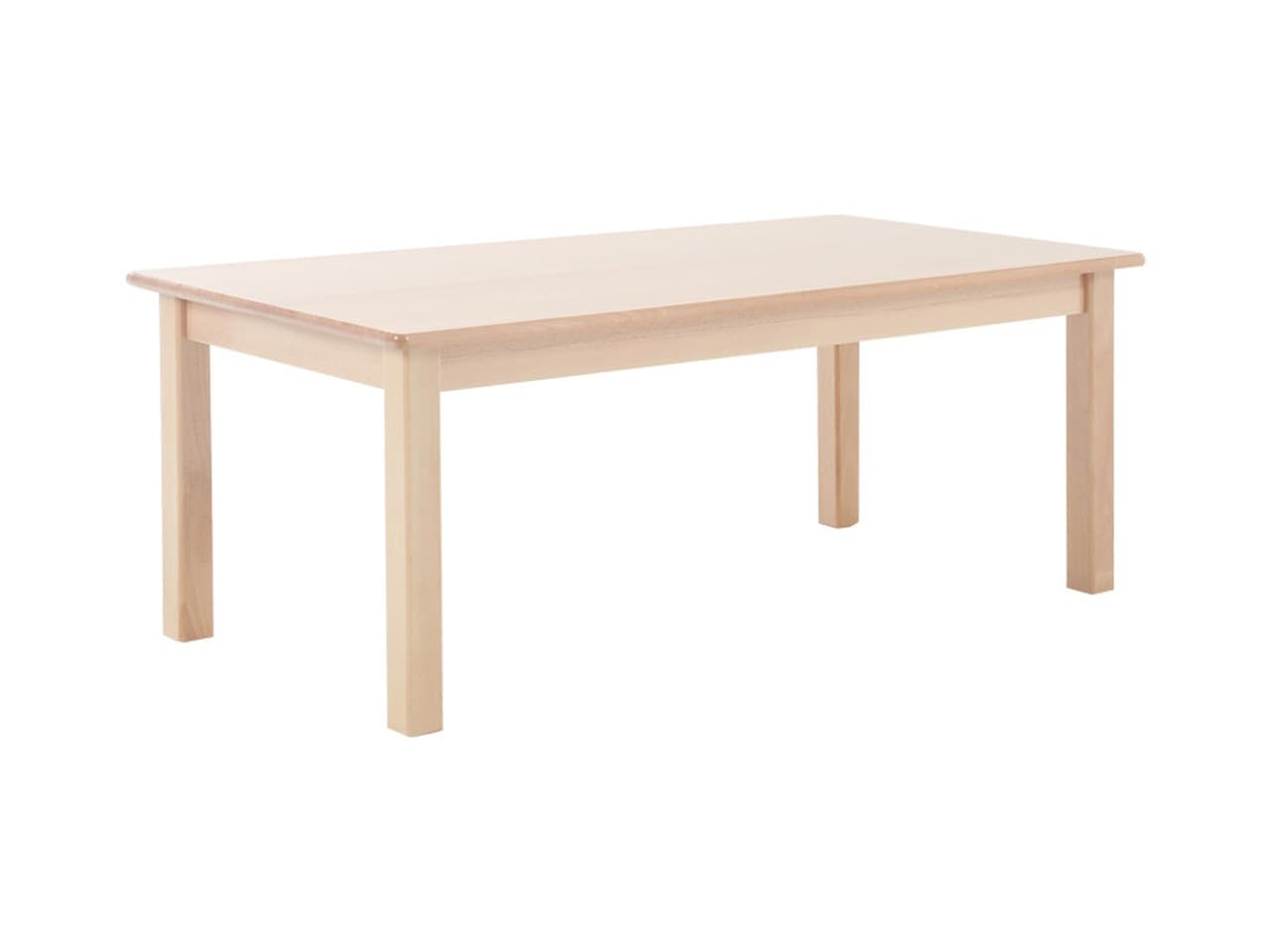 MJK height-adjustable activity table in solid beech