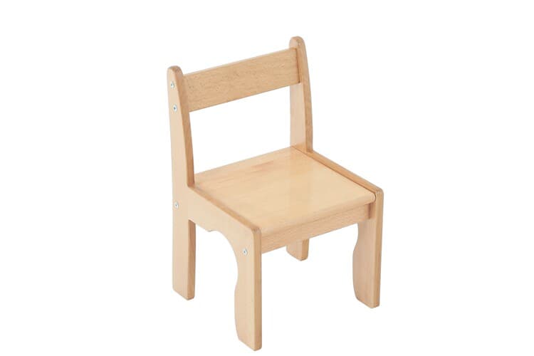 Solid beech wooden chair for childcare – MJK Furniture